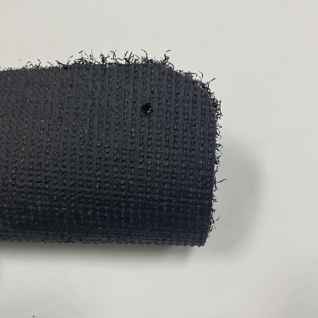 人工チッピング芝裏