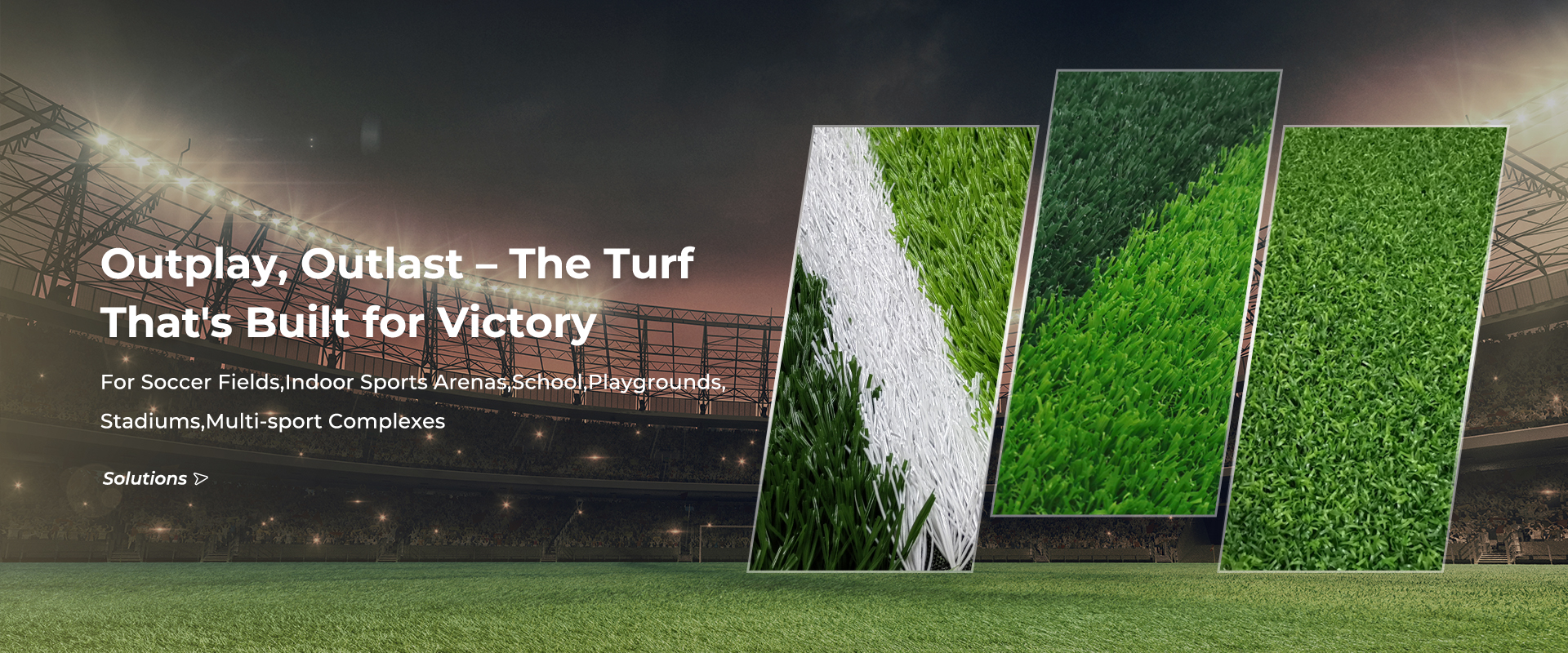 Produktionsprocess f&ouml;r konstgr&auml;s f&ouml;r idrottsplatser och lekplatser